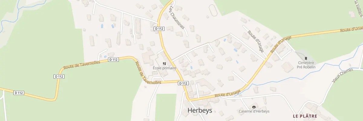 Plan du 46 Rte de la Côte - Cd 112 à Herbeys