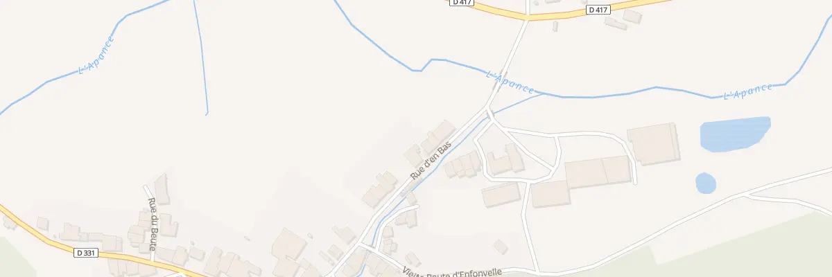 Plan du 13 Rue d’En Bas A Villars à Bourbonne-les-Bains