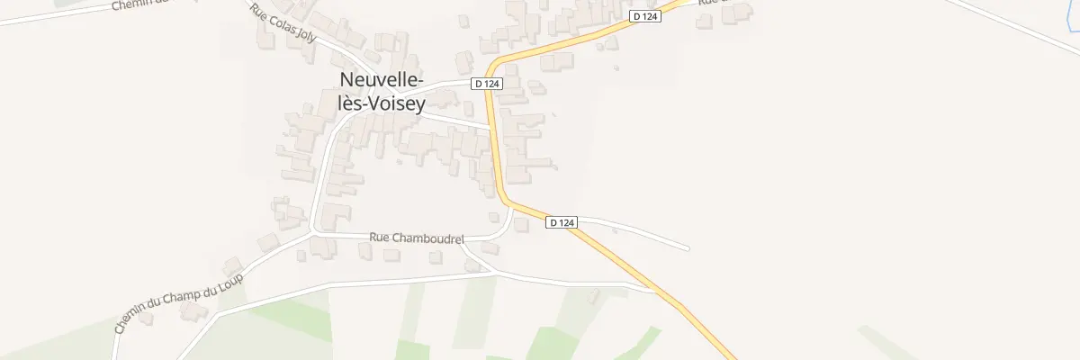 Plan du 15 Rue de Vernois à Neuvelle-lès-Voisey