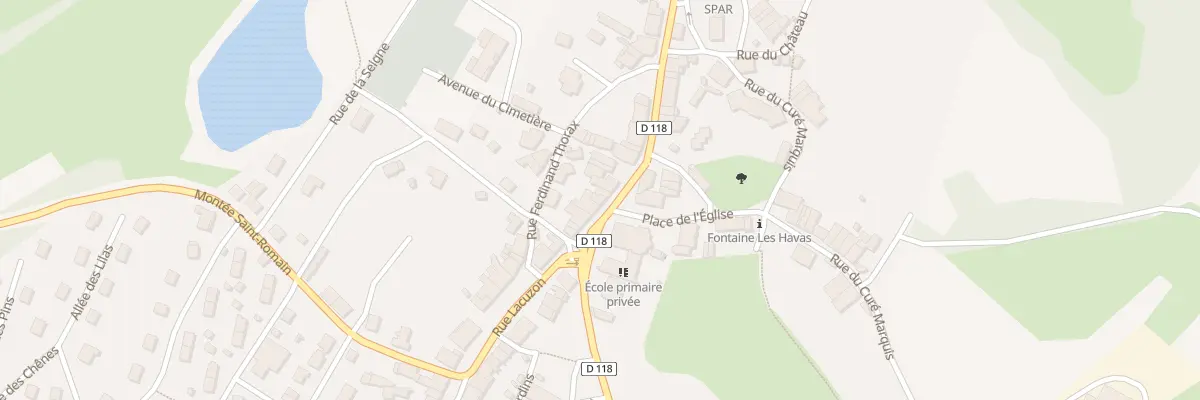 Plan du 9 Pl de l’Église à Coteaux du Lizon