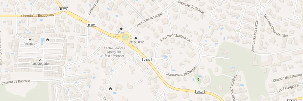 Plan du 57 Rpt Stellamare à Sanary-sur-Mer