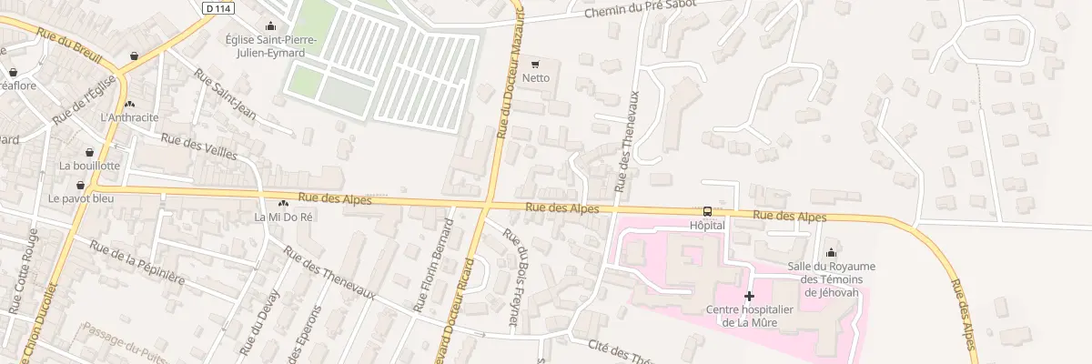 Plan du 43 Rue des Alpes à La Mure