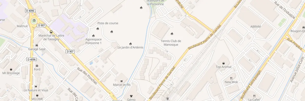 Plan du 19 Rue des Muriers à Manosque