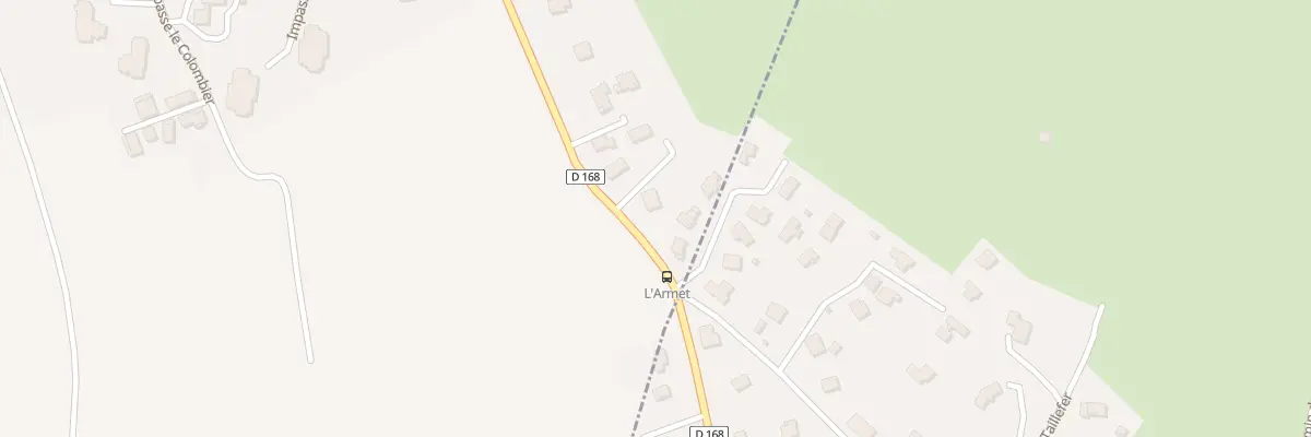 Plan du 39 Rte de Ponsonnas à La Mure