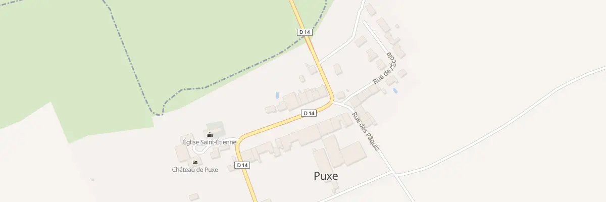 Plan du 10 Rue du Château à Puxe