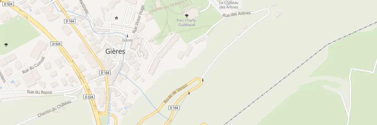 Plan du 26 Rue des Arènes à Gières