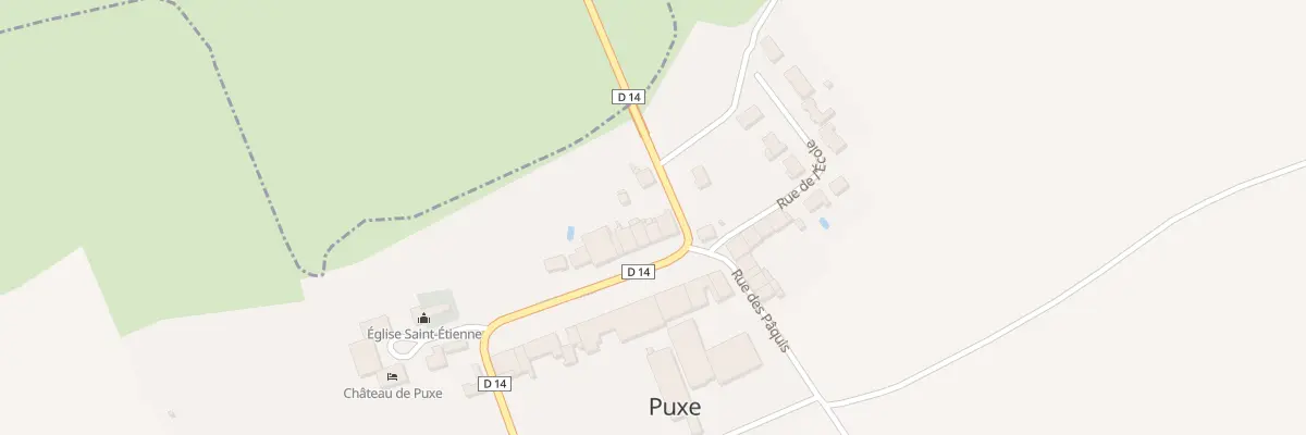 Plan du 6 Rue du Château à Puxe