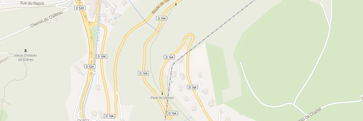 Plan du 22 Rte Route Departementale 164 à Venon