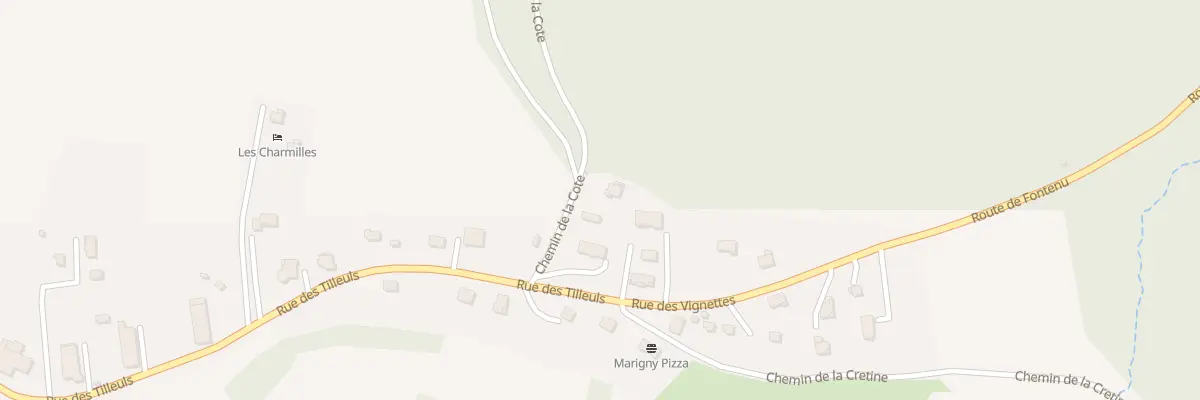 Plan du 3 Che de la Côte à Marigny