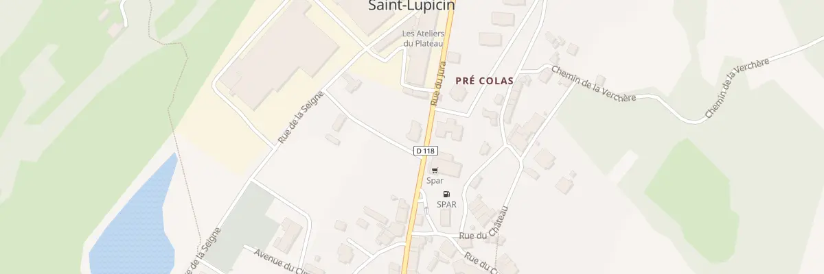 Plan du 17 Rue du Jura à Coteaux du Lizon