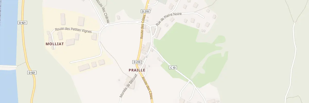 Plan du 92 Rte des Puits à Chanaz