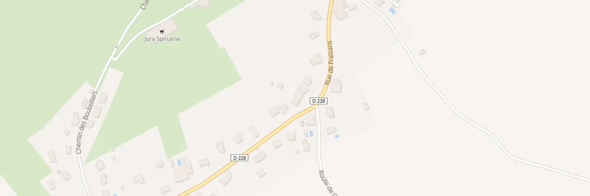 Plan du 38 Rue de Fraisans à Salans
