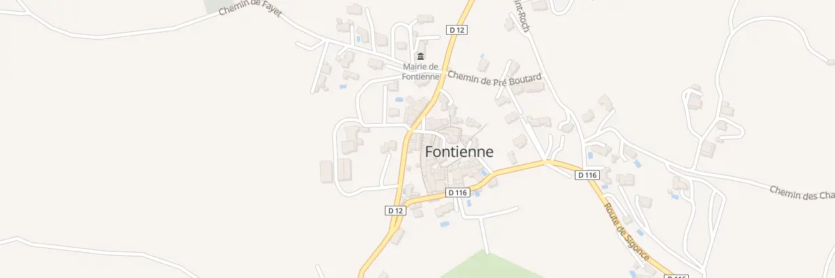 Plan du 7003 Le Village à Fontienne