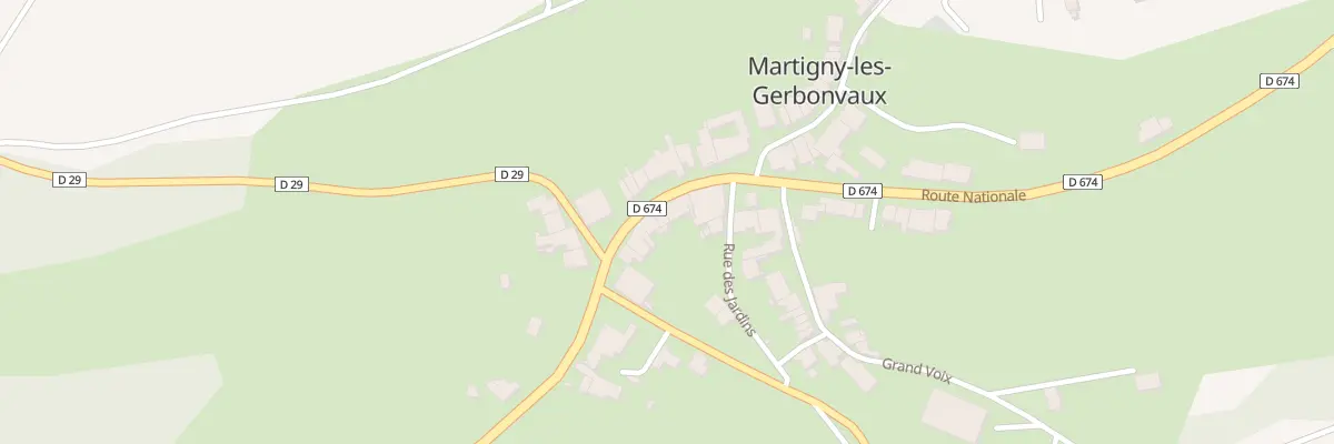 Plan du 467 Rte Nationale à Martigny-les-Gerbonvaux