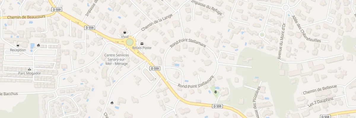 Plan du 62 Rpt Stellamare à Sanary-sur-Mer