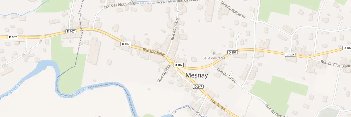 Plan du 3 Grande Rue à Mesnay