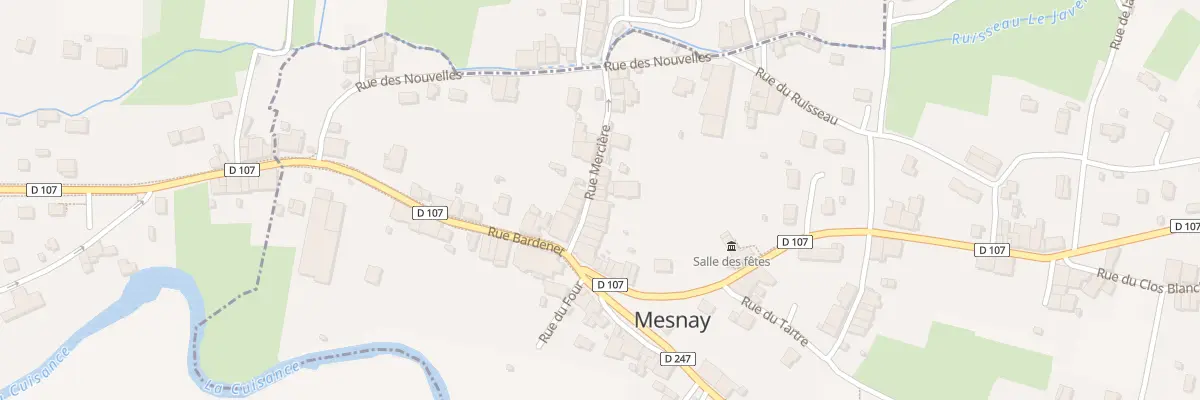 Plan du 16 Rue Mercière à Mesnay