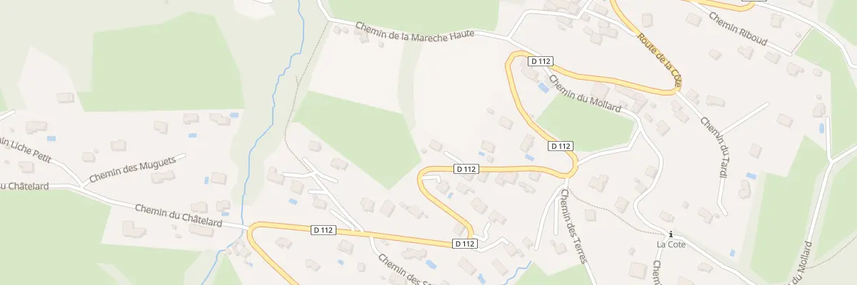 Plan du 1577 Rte de la Côte - Cd 112 à Herbeys