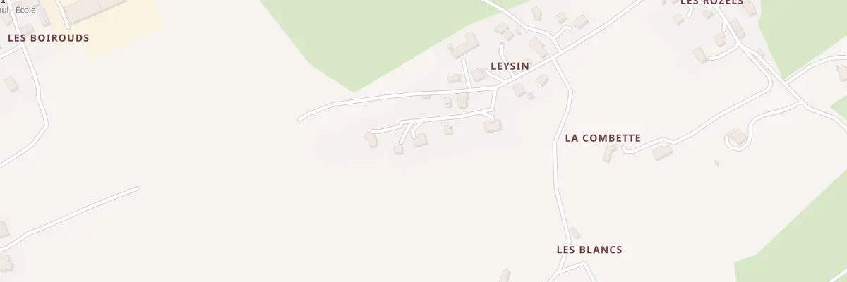 Plan du 5330F Leysin à Saint-Paul-sur-Yenne