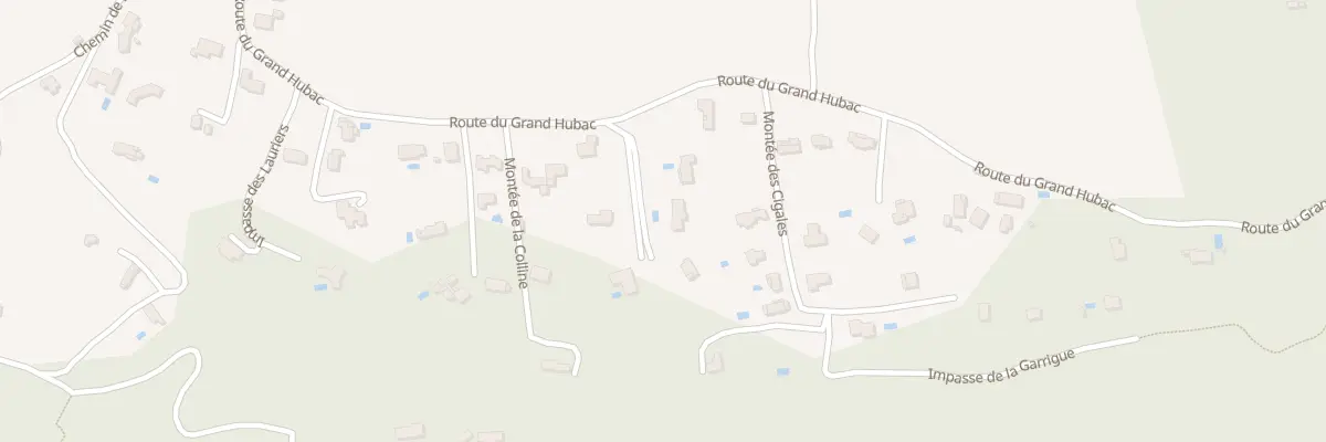 Plan du 815F Rte du Grand Hubac à Artigues
