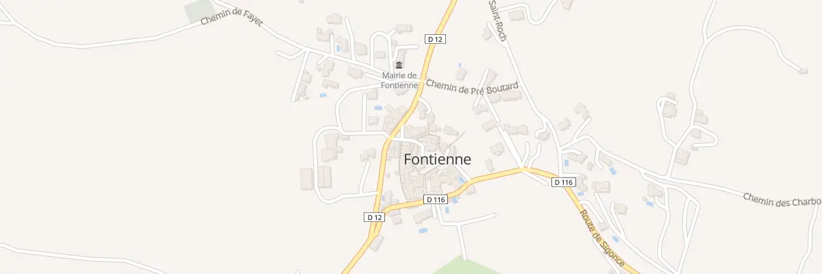 Plan du 5027 Le Village à Fontienne