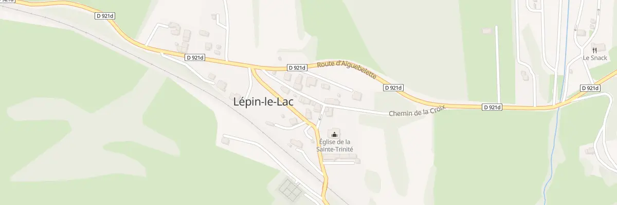 Plan du 5131F Che de la Croix à Lépin-le-Lac