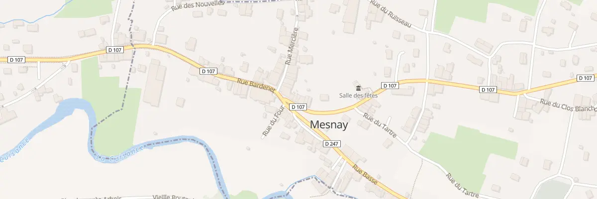 Plan du 7 Grande Rue à Mesnay