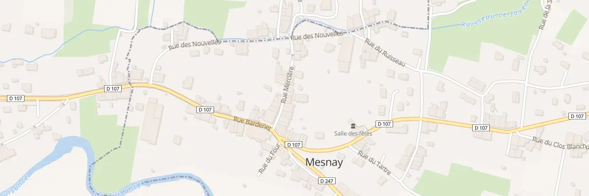 Plan du 18 Rue Mercière à Mesnay