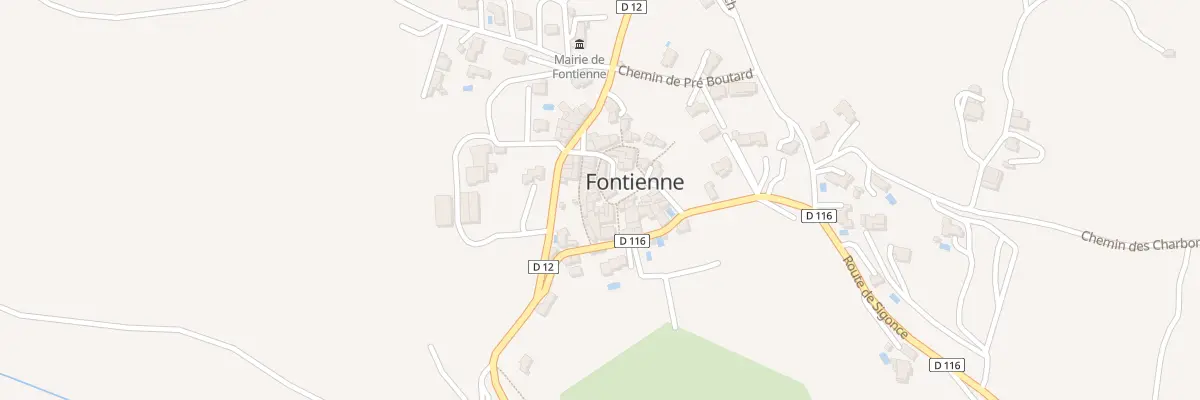 Plan du 5033 Rue du Château à Fontienne