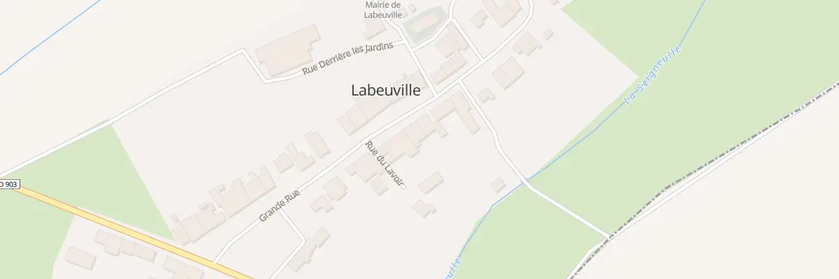 Plan du 13 Gr Grande Rue à Labeuville