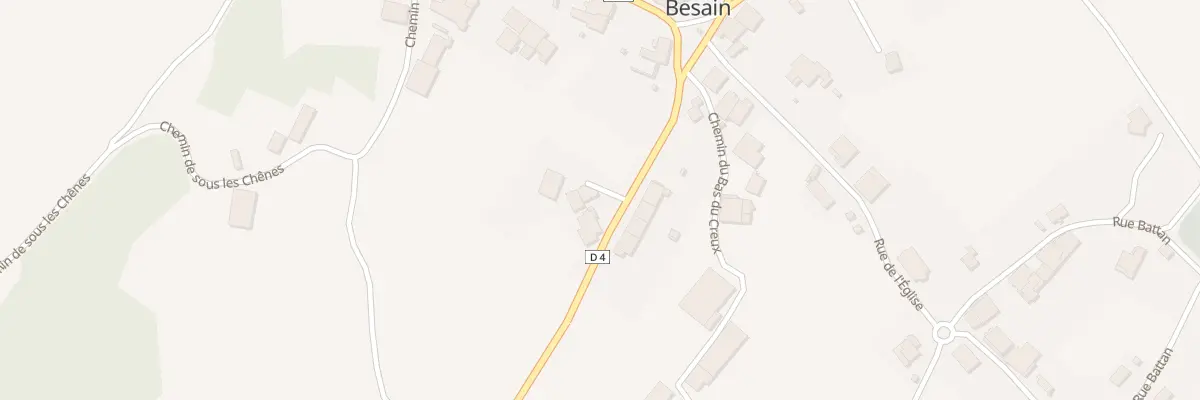 Plan du 1 Chem du Coin Rondot à Besain