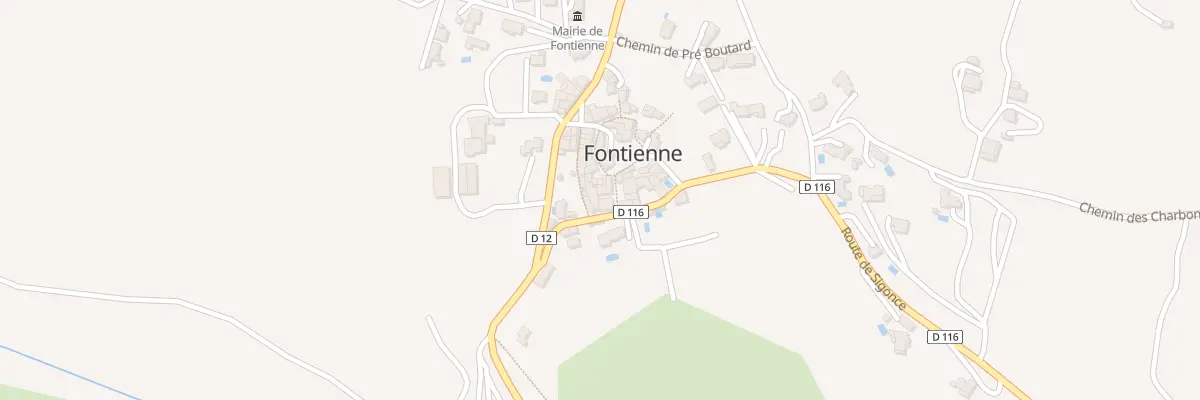 Plan du 7019 Le Village à Fontienne