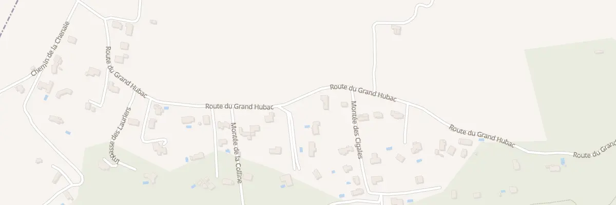 Plan du 721 Rte du Grand Hubac à Artigues