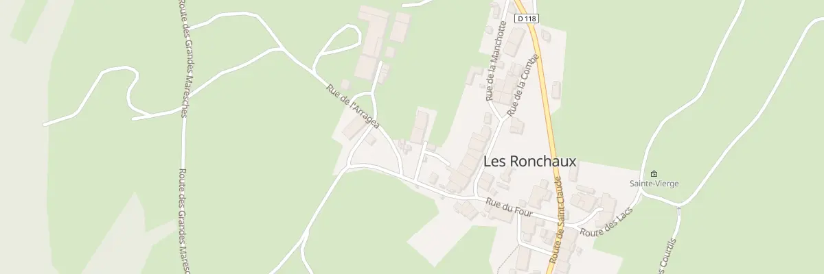 Plan du 50 Qua sur le Rocher à Étival
