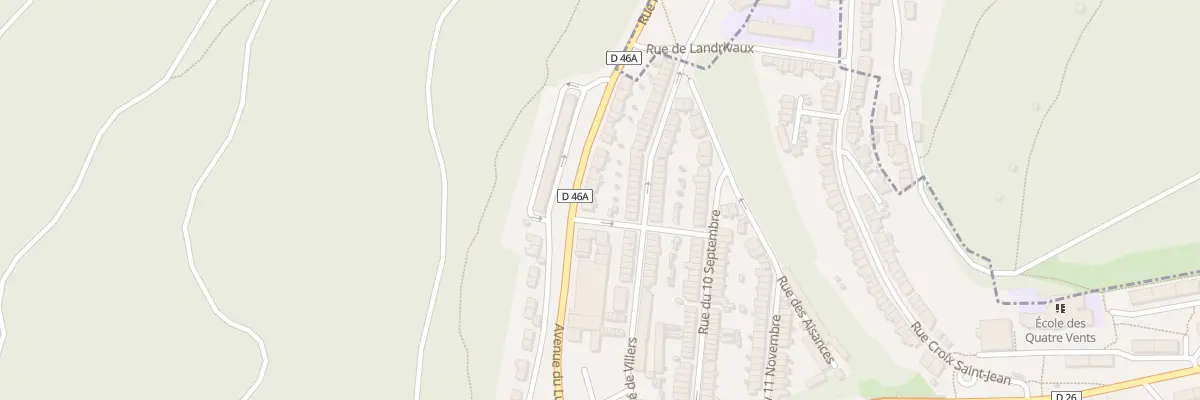 Plan du 114 Av du Luxembourg à Herserange