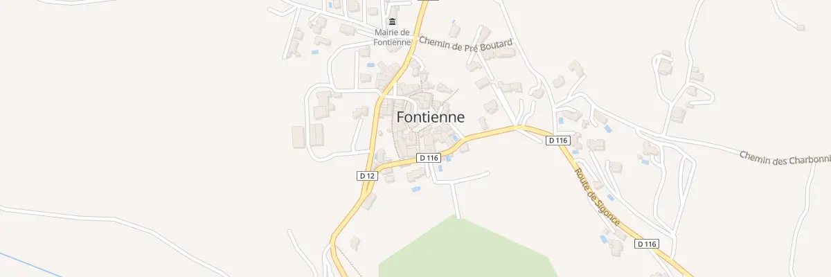 Plan du 7039 Pl des Remparts à Fontienne