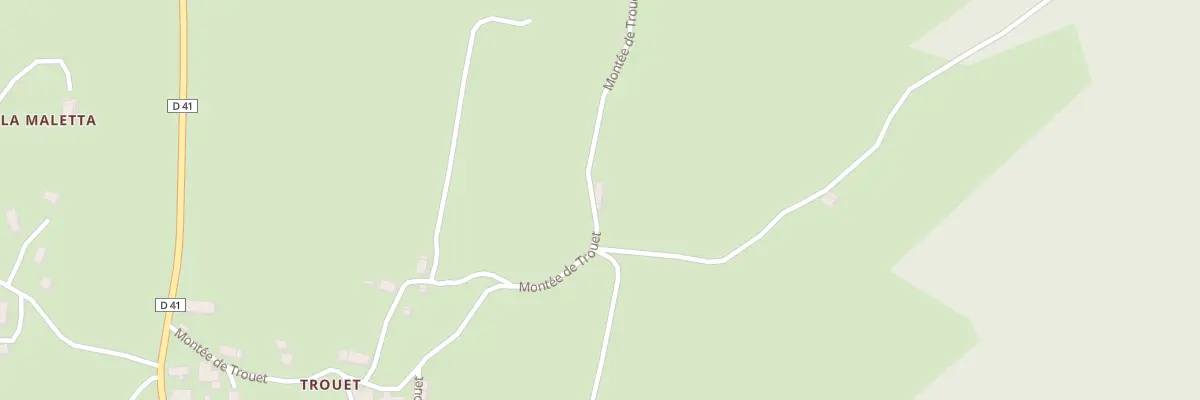 Plan du 544 Mte de Trouet à Meyrieux-Trouet