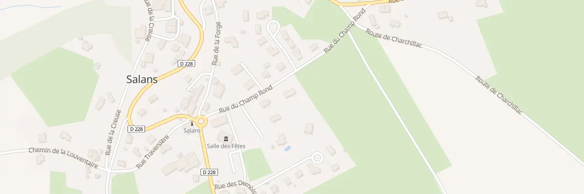 Plan du 8 Rue du Champ Rond à Salans