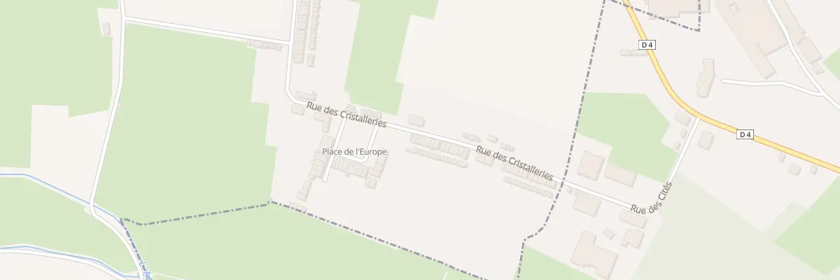 Plan du 40 Rue des Cristalleries à Vannes-le-Châtel