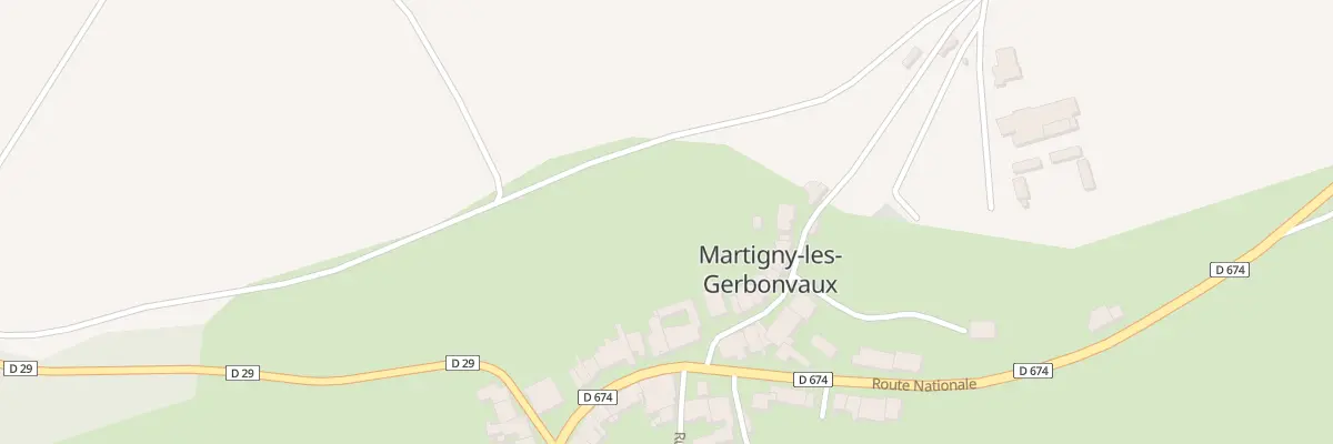Plan du 390 Rte Nationale à Martigny-les-Gerbonvaux