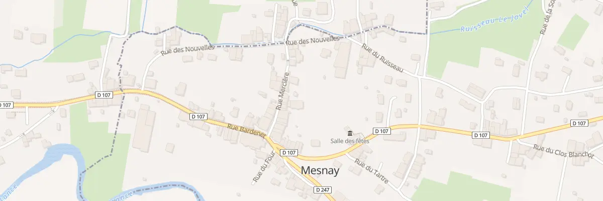 Plan du 28 Rue Mercière à Mesnay