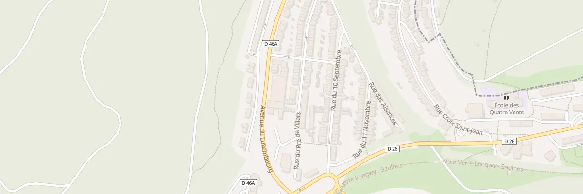 Plan du 71 Rue du Pré de Villers à Herserange