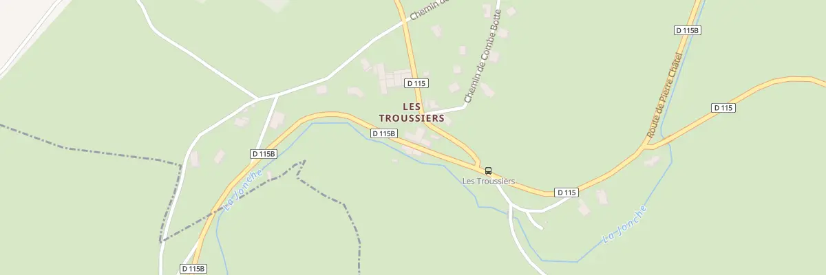 Plan du 1336 Rte de Pierre-chatel à Villard-Saint-Christophe