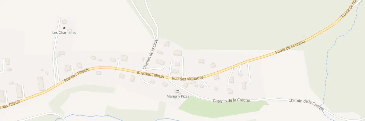 Plan du 2 Rue des Vignettes à Marigny