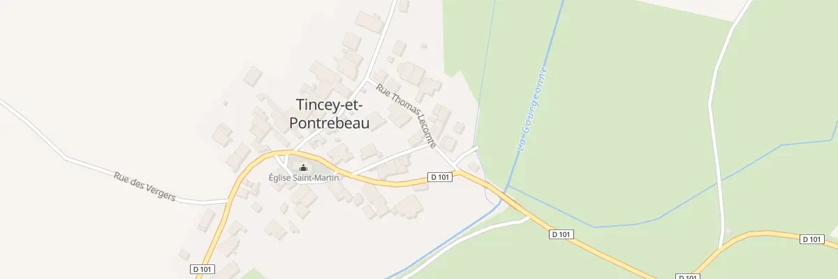 Plan du 3 Rue des Jardins à Tincey-et-Pontrebeau