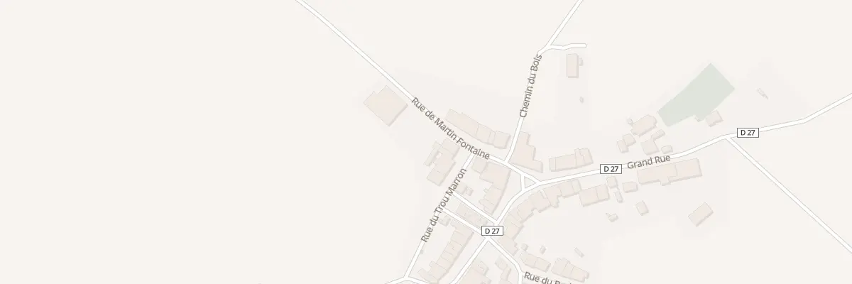 Plan du 1 Rue du Trou Marron à Joppécourt