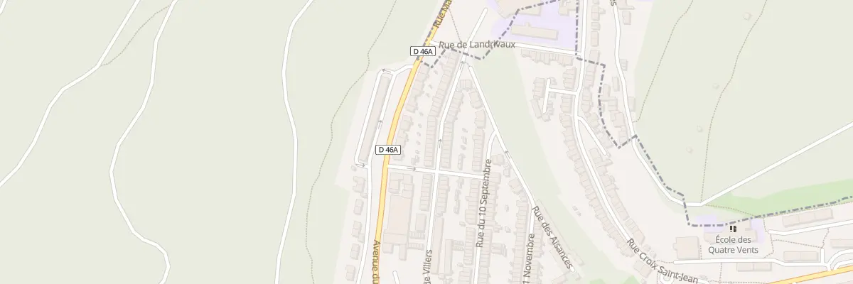 Plan du 99 Rue du Pré de Villers à Herserange