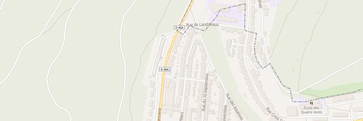 Plan du 105 Rue du Pré de Villers à Herserange