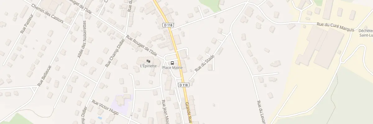 Plan du 25 Grande Rue Saint Lupicin à Coteaux du Lizon