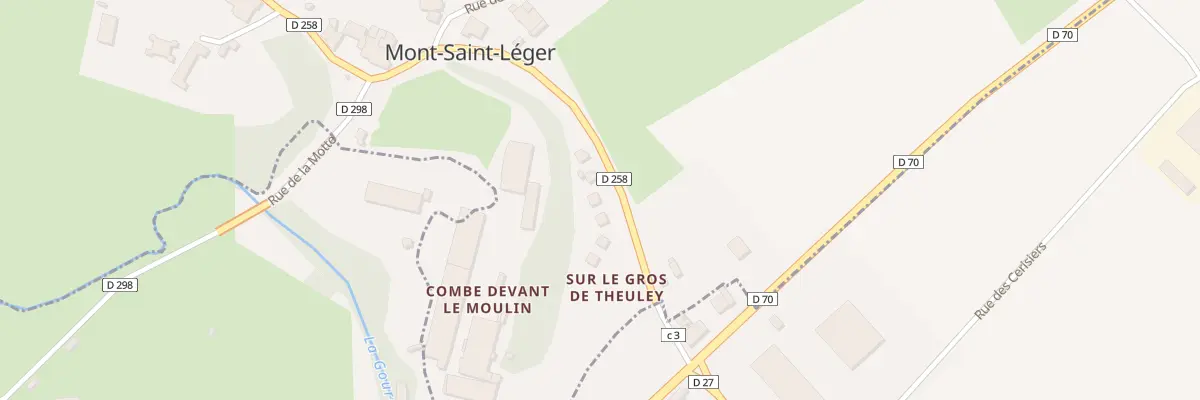 Plan du 6 Rue des Cites à Mont-Saint-Léger